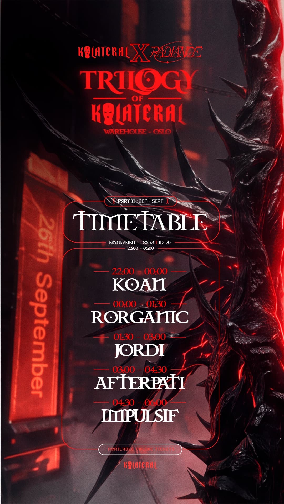 Timetable